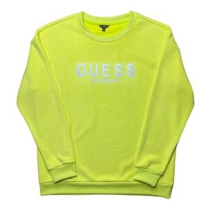 GUESS‎ LOS ANGELES neon green sweater